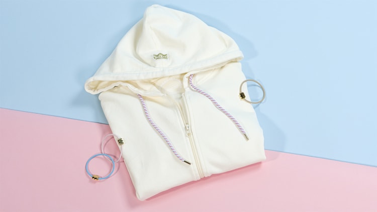 Peach Collection - Crown Vanilla Hoodie - Nintendo Official Site